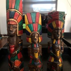 Mexican Mayan decor made out of wood